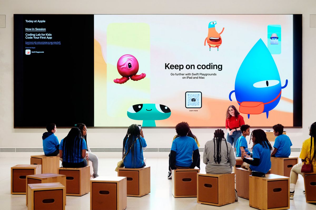 Today at Apple Event - Coding for Kids